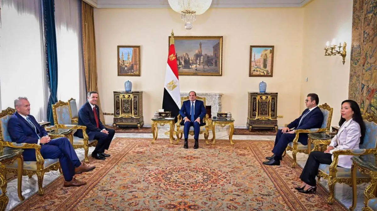 السيسي يستقبل مدير المخابرات المركزية الامريكية ويبحث معه ملفات الشرق الاوسط