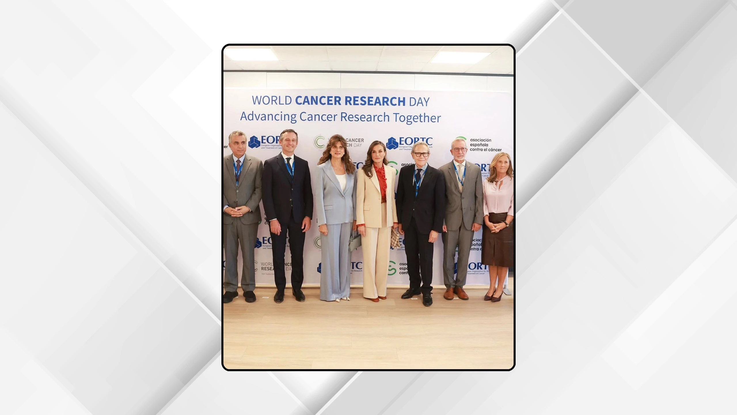 الاميرة دينا مرعد والملكة ليتيثيا في بروكسل لدعم ابحاث السرطان العالمية