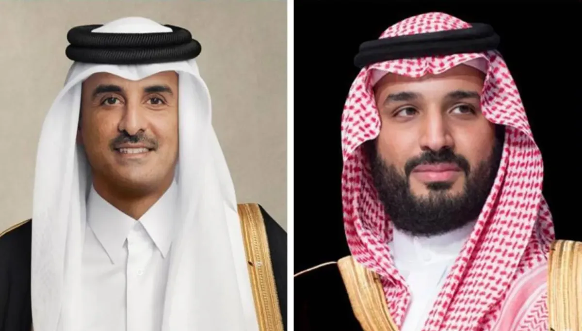تنسيق سعودي قطري رفيع لتعزيز استقرار المنطقة