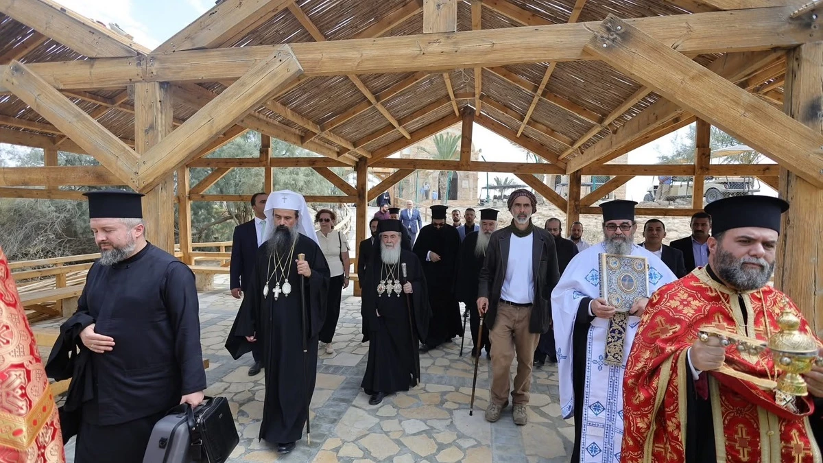 رحلة روحية في الاردن بطريرك بلغاريا يزور موقع المعمودية
