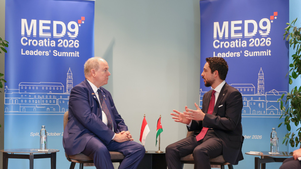 تعاون اردني موناكي رفيع المستوى على هامش قمة ميد 9 في كرواتيا