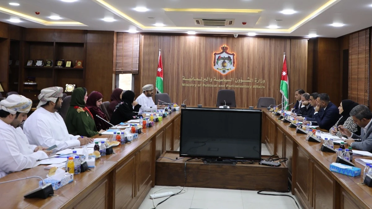 تعزيز الشراكة البرلمانية بين الاردن وسلطنة عمان لخدمة التحديث السياسي