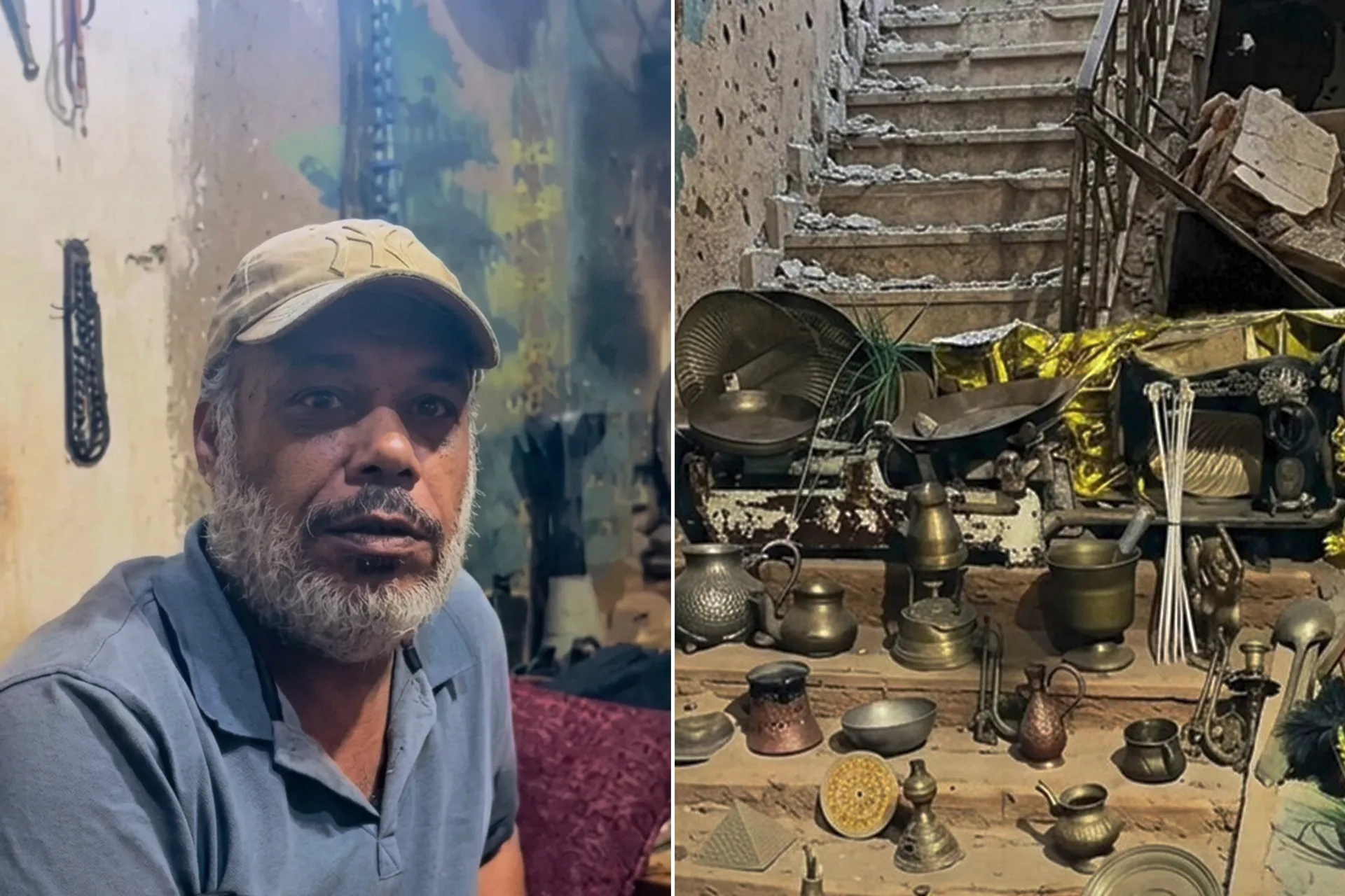 من رحم الدمار في غزة.. فلسطيني يبتكر متحفا من بقايا منزله المهدم