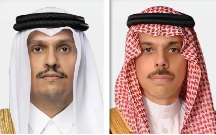 تنسيق قطري سعودي رفيع لتعزيز استقرار المنطقة وخفض التوتر